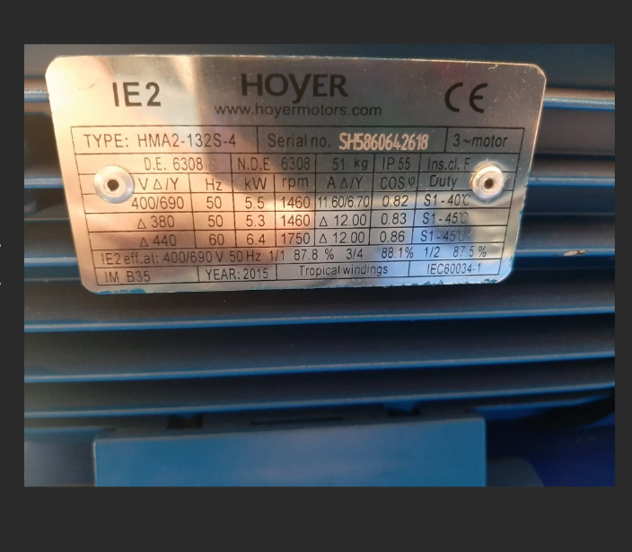 HoyerHMA2 100L2 4p B5 IE2